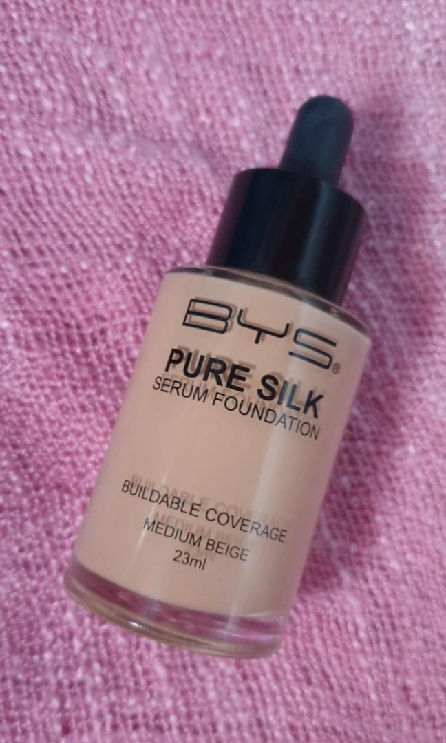 Bys Pure Silk Serum Foundation 23ml Beauty Personal Care Face Makeup On Carousell All day wear foundation sand beige 109.00 dhs. bys pure silk serum foundation 23ml
