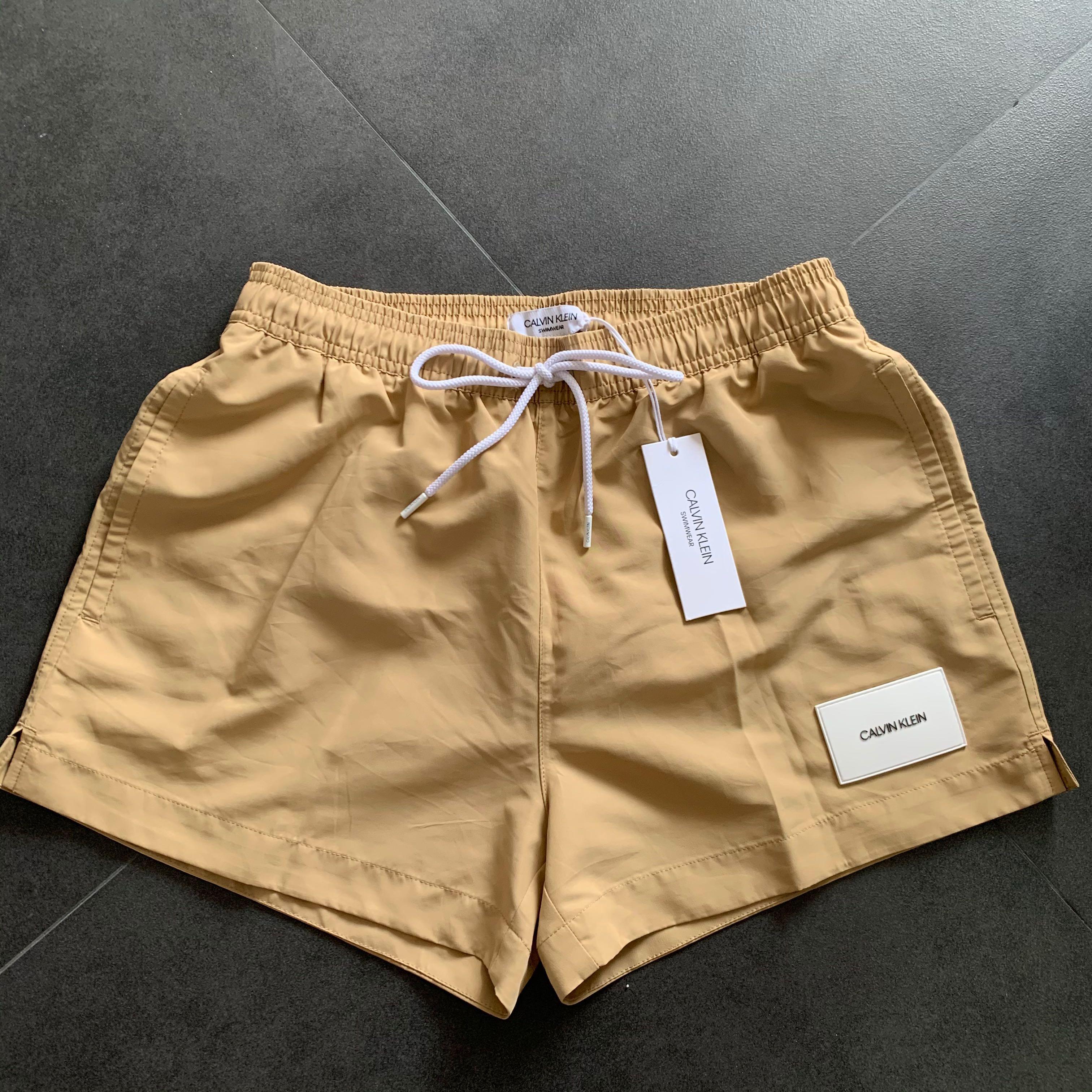 calvin klein swim shorts orange