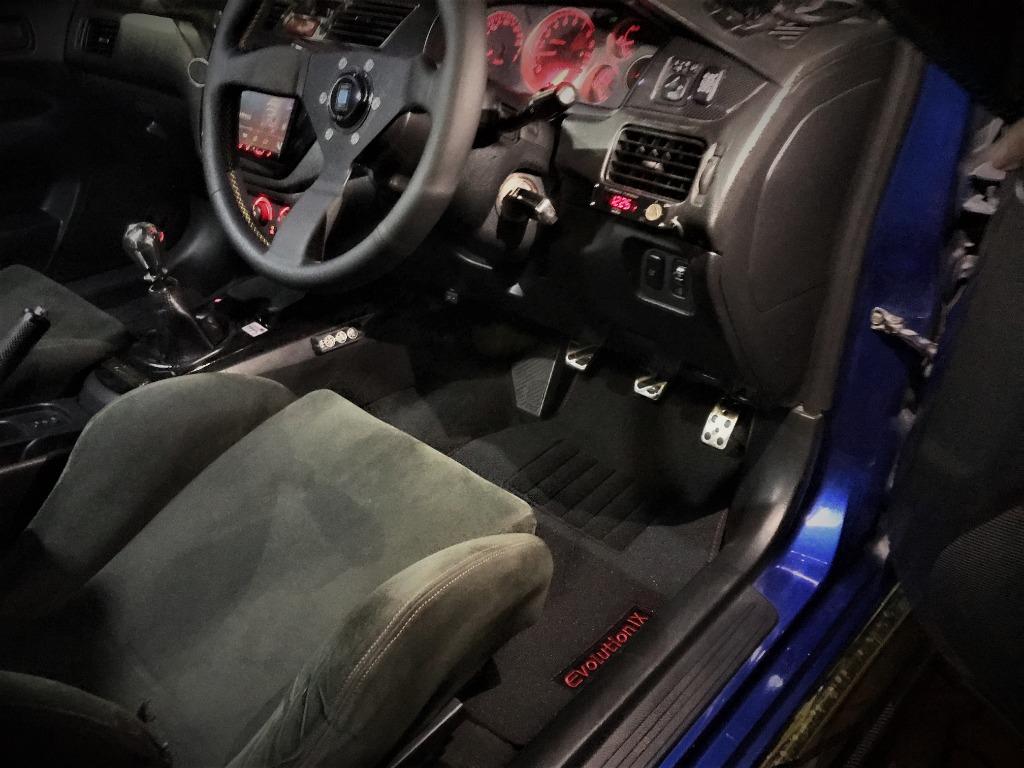 Carpet Floor Mats Hand Stitched With Anti Slip Backing For Mitsubishi Evolution Ix Evo 9 Custom
