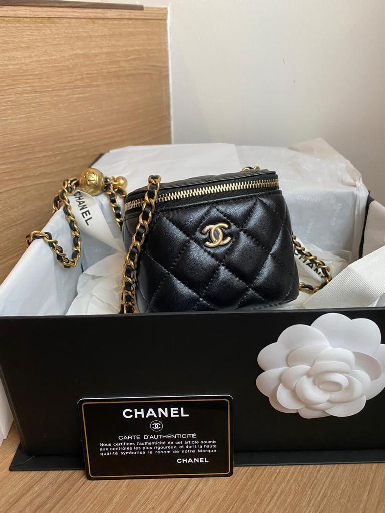 Chanel Denim Mini Vanity Bag – Bella Ling