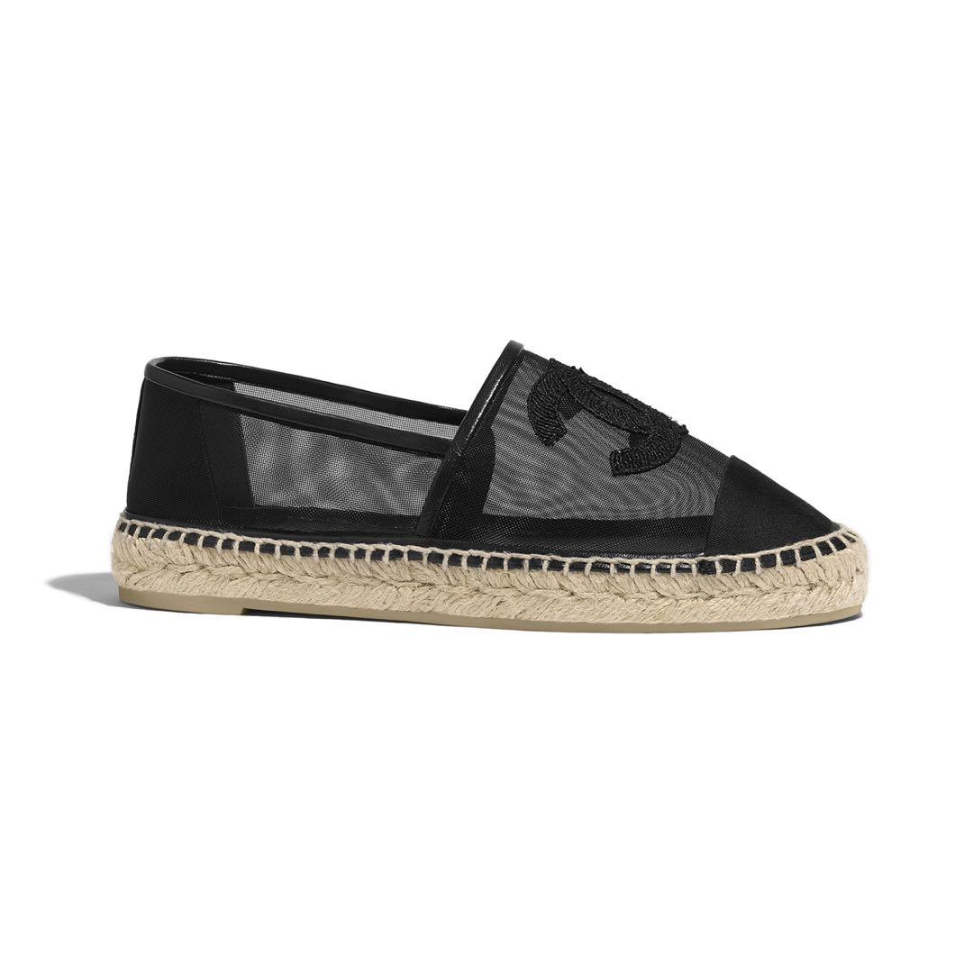 Chanel mesh hotsell espadrilles 219