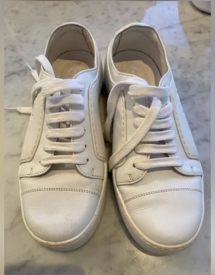 chanel white sneakers price