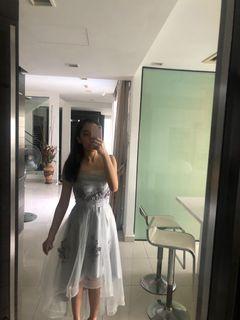 Christmas Themed Maxi Dinner Dress