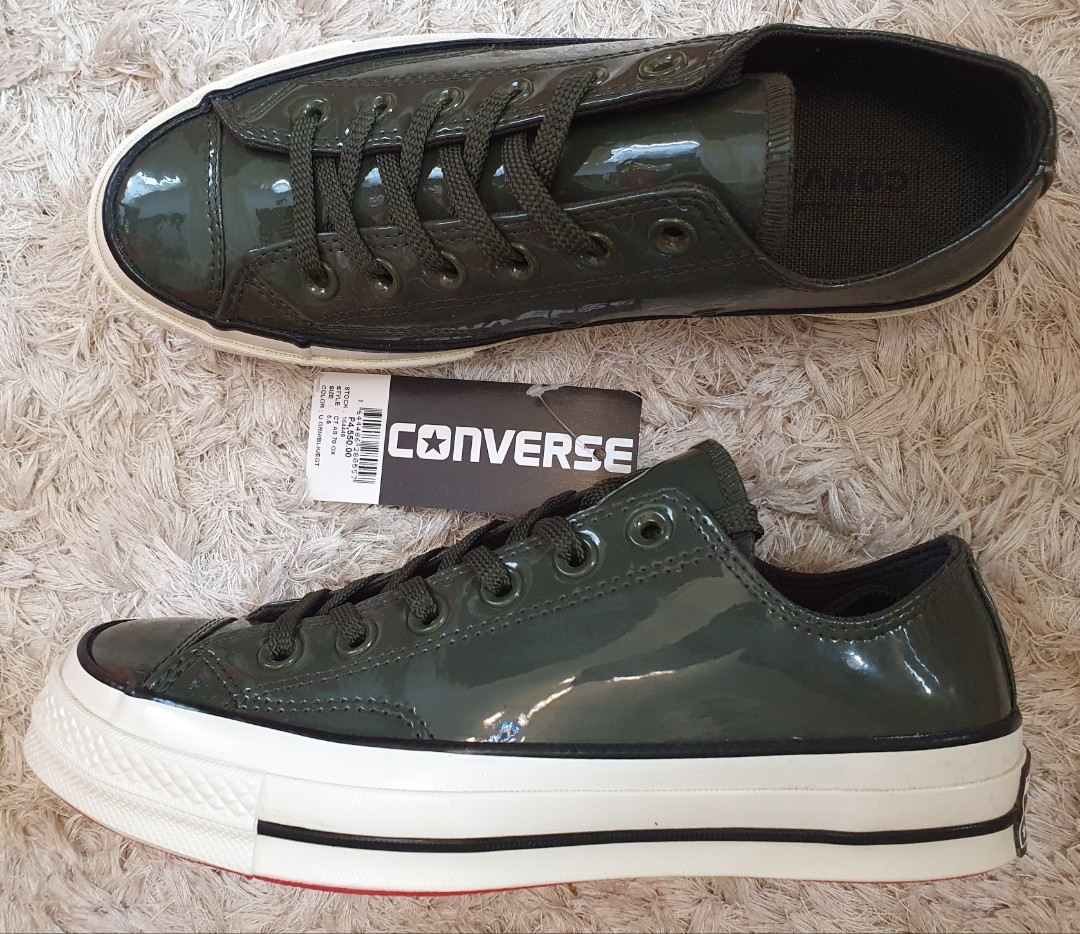 Chuck 70 patent leather low top sale