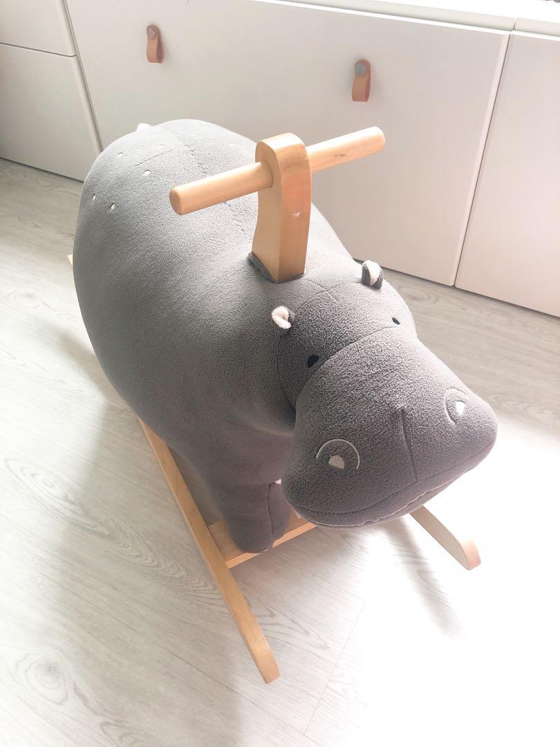 Crate Barrel Hippo Rocker Babies Kids Baby Nursery Kids