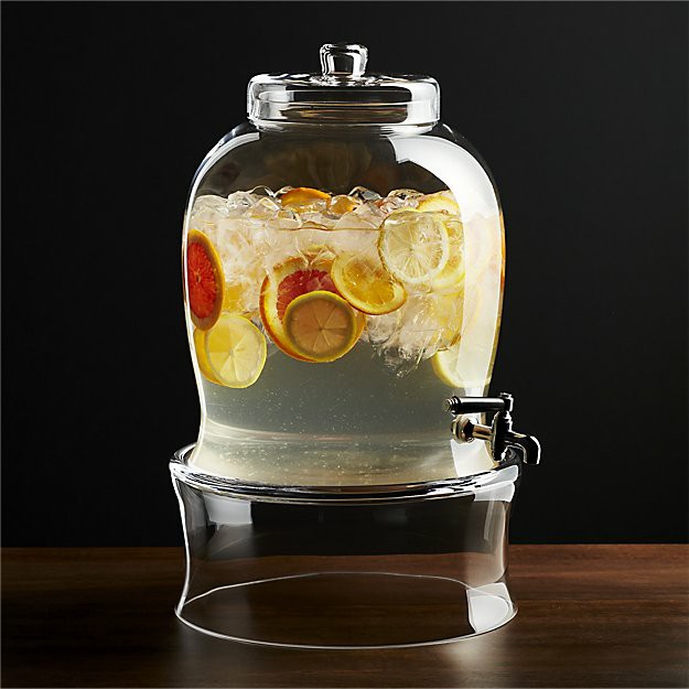 Crate and Barrel drink dispenser, Furniture & Home Living, Kitchenware