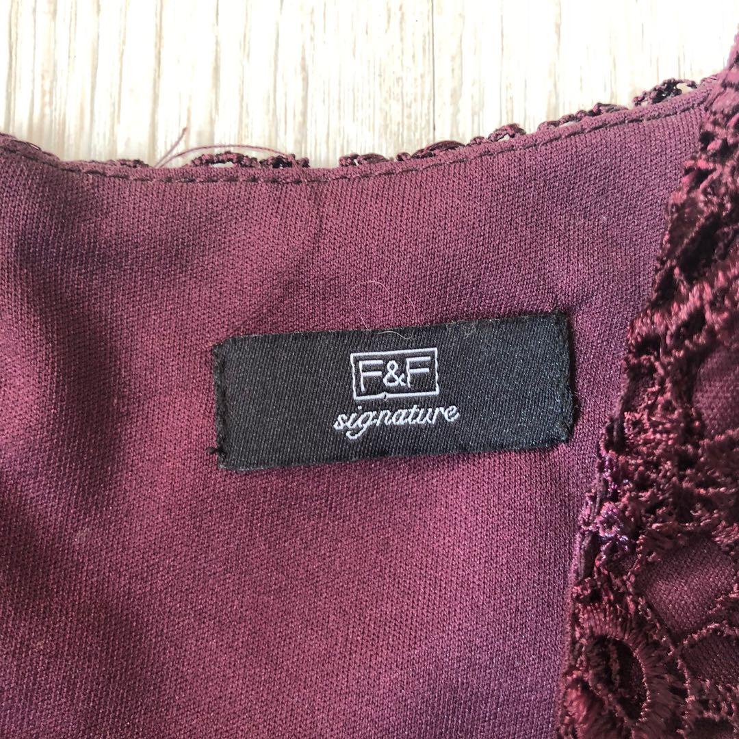 F&F lace dress (Category: Dresses) located in Dasmarinas. Submitted by shopcktb (Listing ID 1055225536, Image 3). Description: Worn once With side zipper Fits medium.