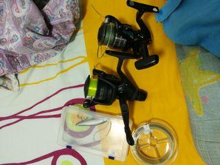 fishing rod and shimano reel