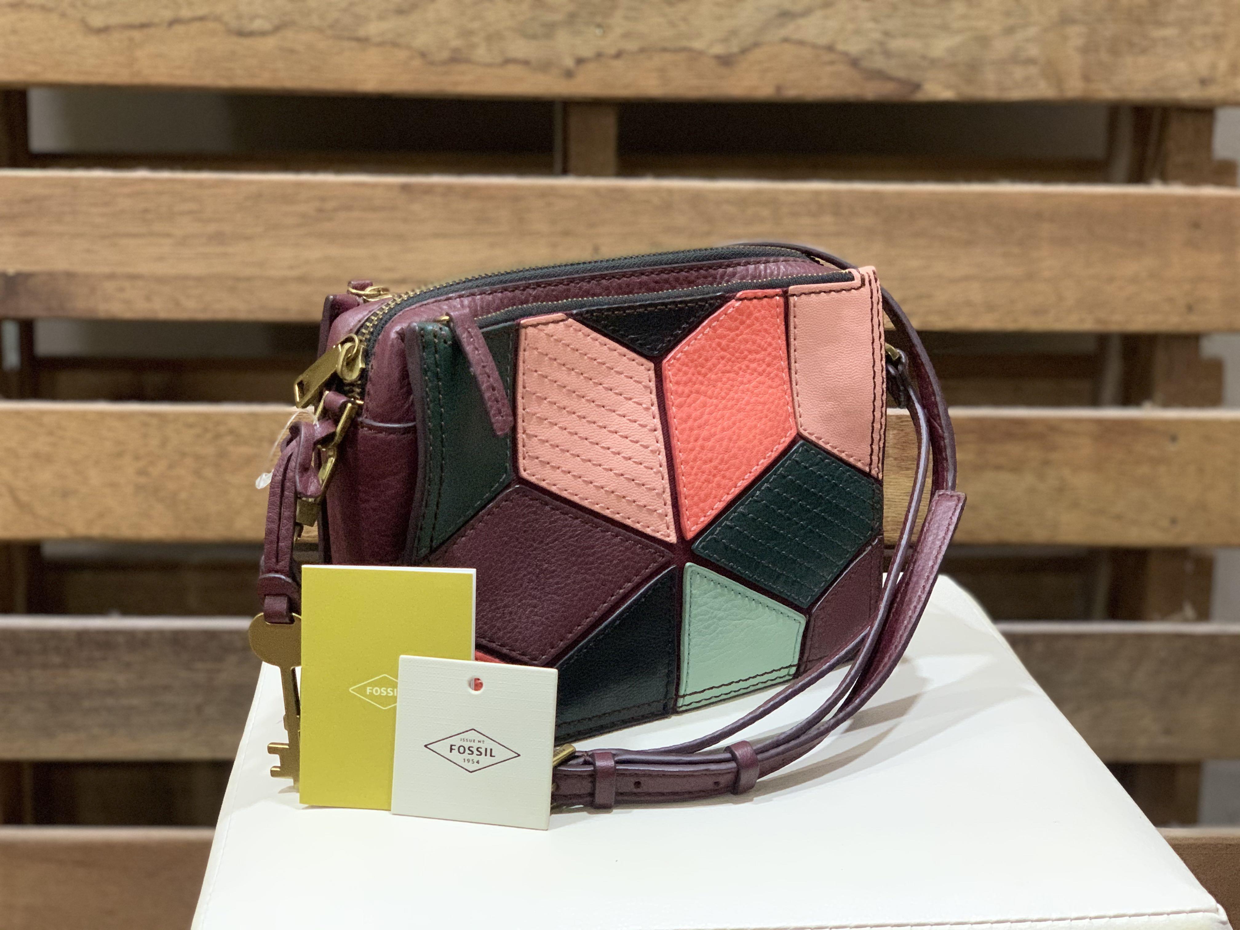 Fossil Campbell Crossbody Patchwork