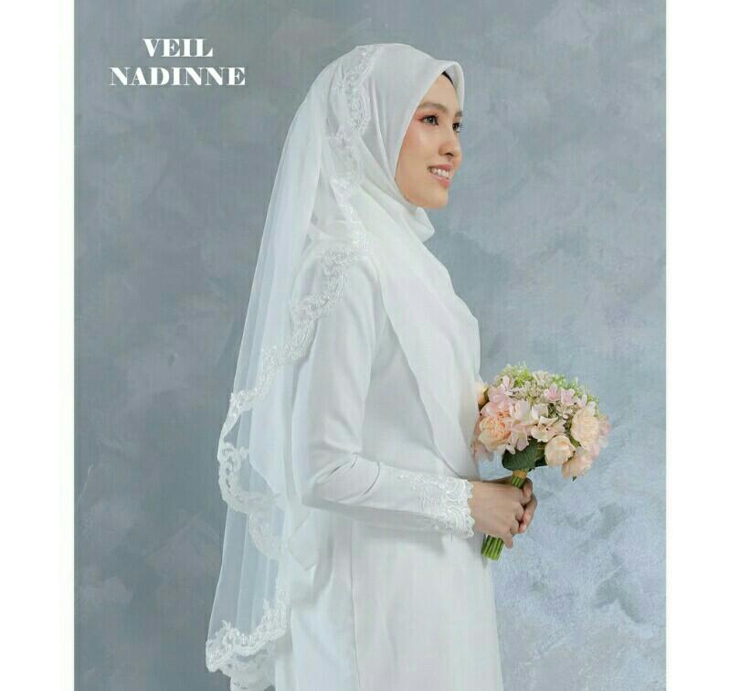 Free Pos Veil Pengantin Pure White Off White Women S Fashion Bridal Wear On Carousell