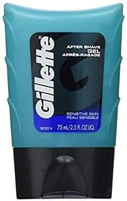 Gillette after shave gel for sensitive skin