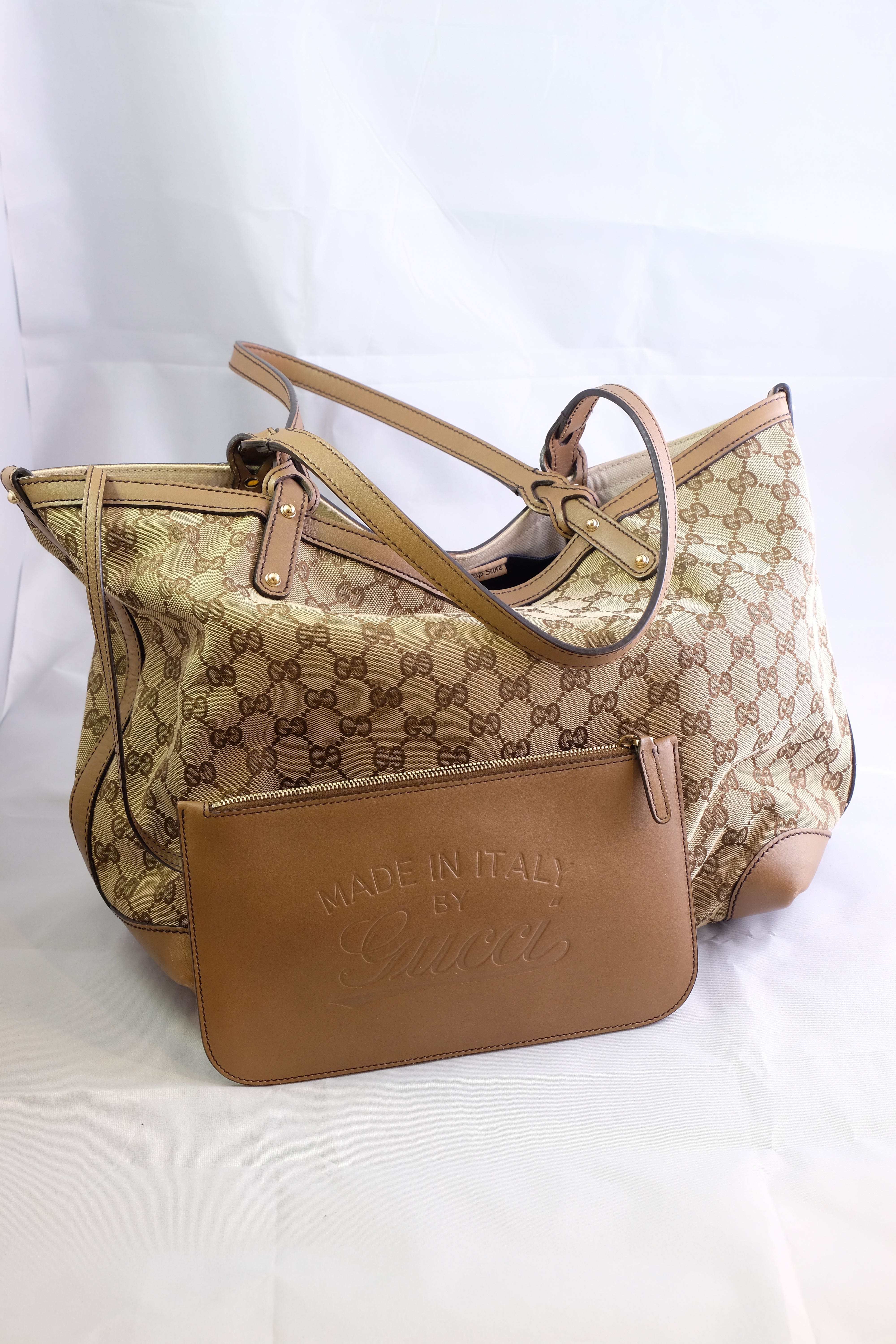 Gucci 247209 Diamanté Shoulder Tote, Luxury, Bags & Wallets on 