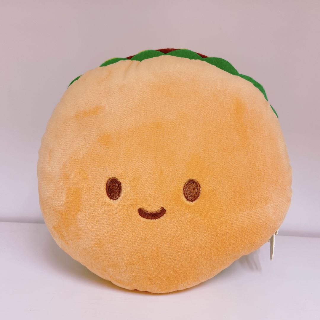 Hamburger top stuffed animal