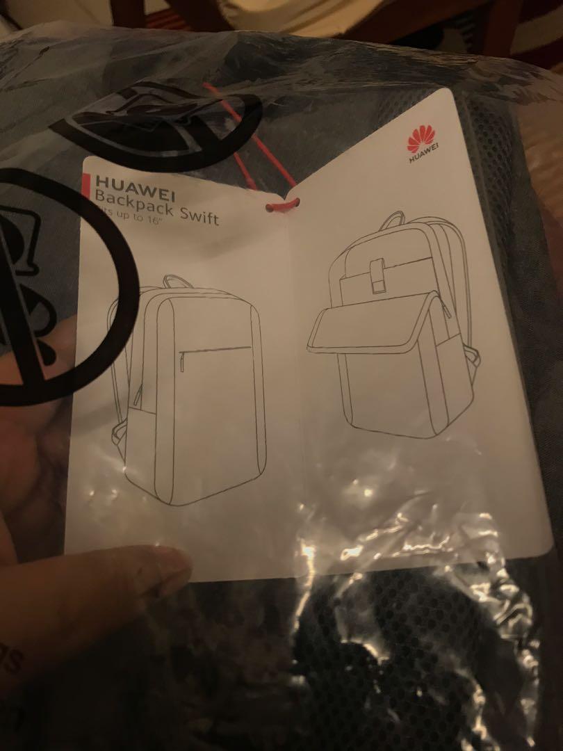 HUAWEI Backpack Swift, Men's Fashion, Bags, Backpacks on Carousell