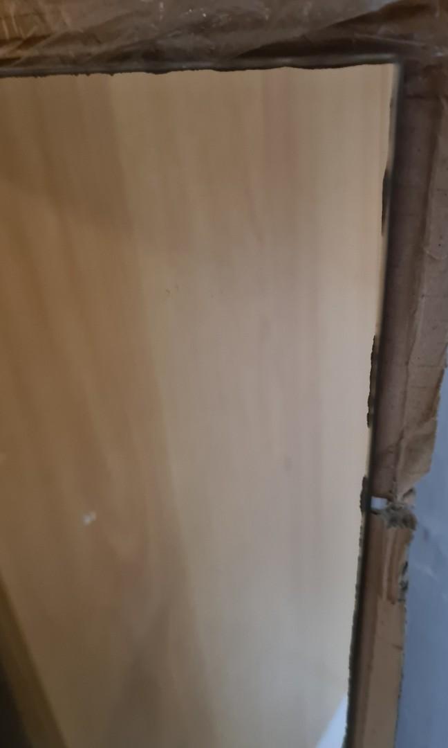 Ikea Frameless Mirror, Free Items on Carousell