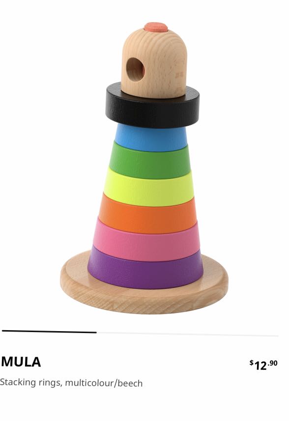 IKEA stacking toy, Hobbies & Toys, Toys & Games on Carousell