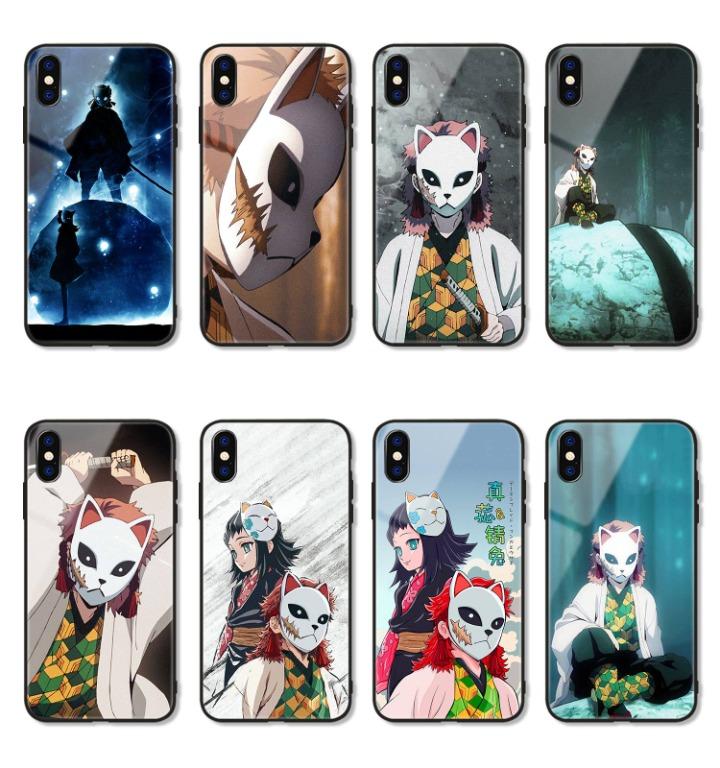 錆兔玻璃底iphone Case 鬼滅之刃きめつのやいば 手提電話 電話 平板電腦配件 手機套及手機殻 Carousell