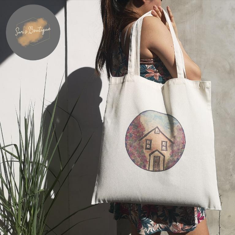 Katsa or Canvas Tote Bag Home Design