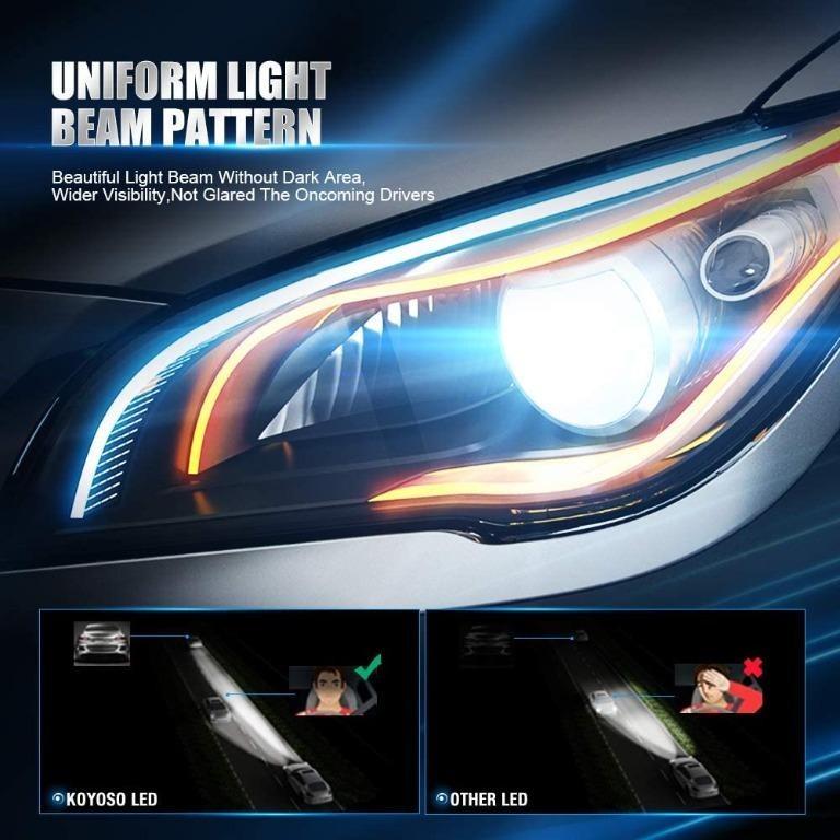 KOYOSO LED Headlight 50W/Bulb (Model: 9005) 10000LM 6000K White Car  Headlight Conversion #72, Car Accessories, Electronics & Lights on Carousell