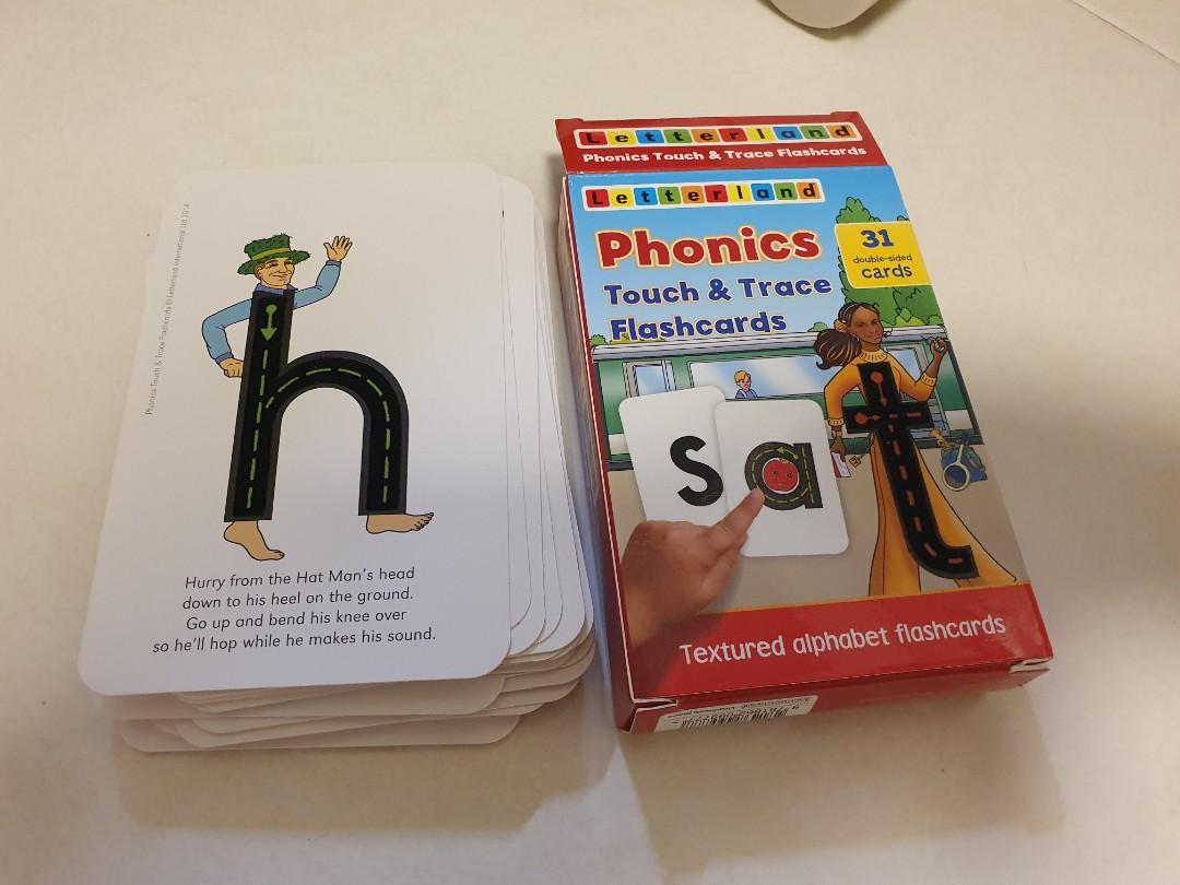 Letterland phonics tracing cards Hobbies Toys Toys Games on Carousell
