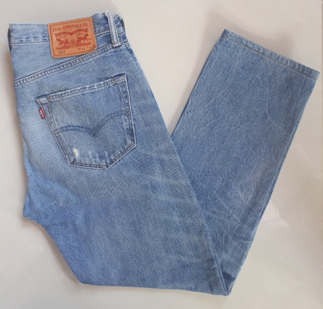 Levi's 501 Button Fly Jeans, Men's Fashion, Bottoms, Jeans on Carousell