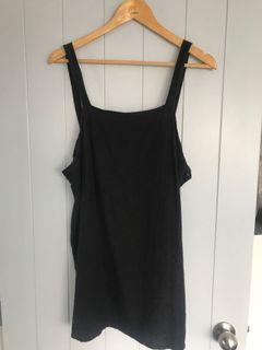 Linen glassons dress, low back