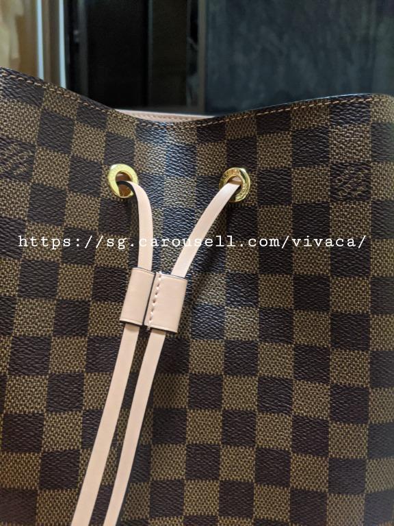 Louis Vuitton Monogram Raffia Neonoe MM Bucket Bag - Neutrals Bucket Bags,  Handbags - LOU704108