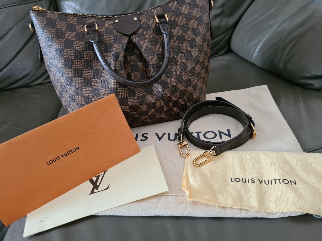 Louis Vuitton, Bags, Louis Vuitton Siena Mm Damier Ebene Shoulder Bag  Brown