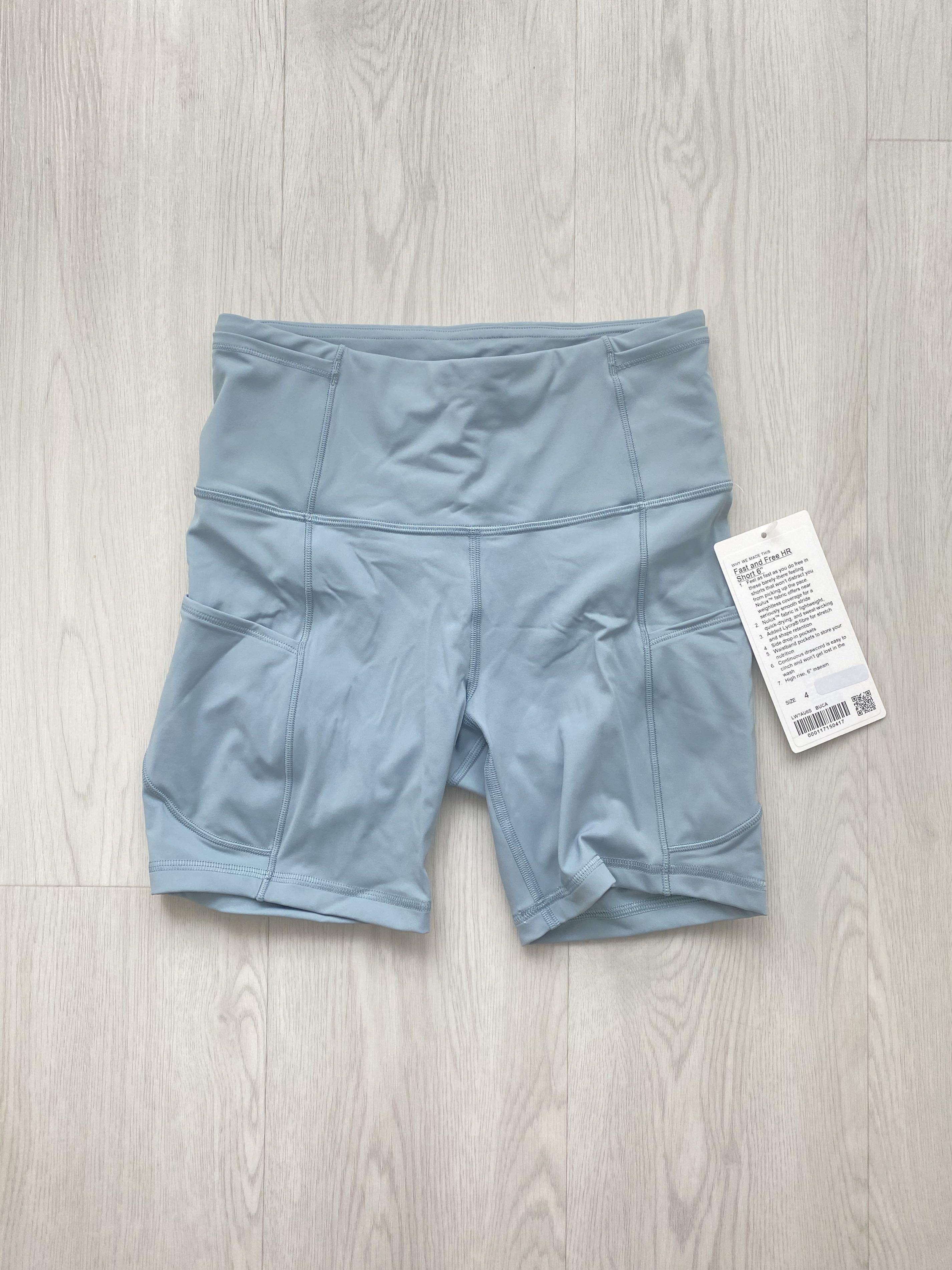 lululemon blue cast shorts