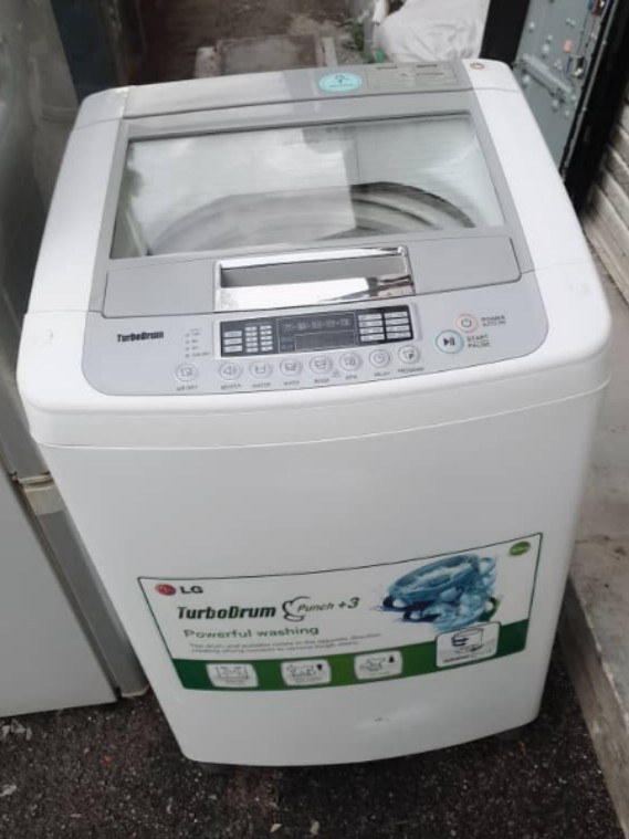 Mesine Basuh Jenama Lg 9 Kg Turbo Dram Kitchen Appliances On Carousell