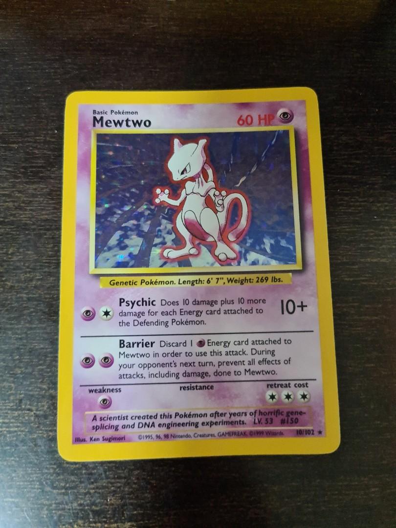 Mewtwo 10 102 Base Set Holo Rare Unlimited Edition Pokemon Card Pokemon Trading Card Game Cards Merchandise Fzgil Pokemon Individual Cards Mewtwo 10 102 Base Set Holo Rare Unlimited Edition Pokemon Card Pokemon Trading Card Game Cards Merchandise Fzgil Pokemon Individual Cards