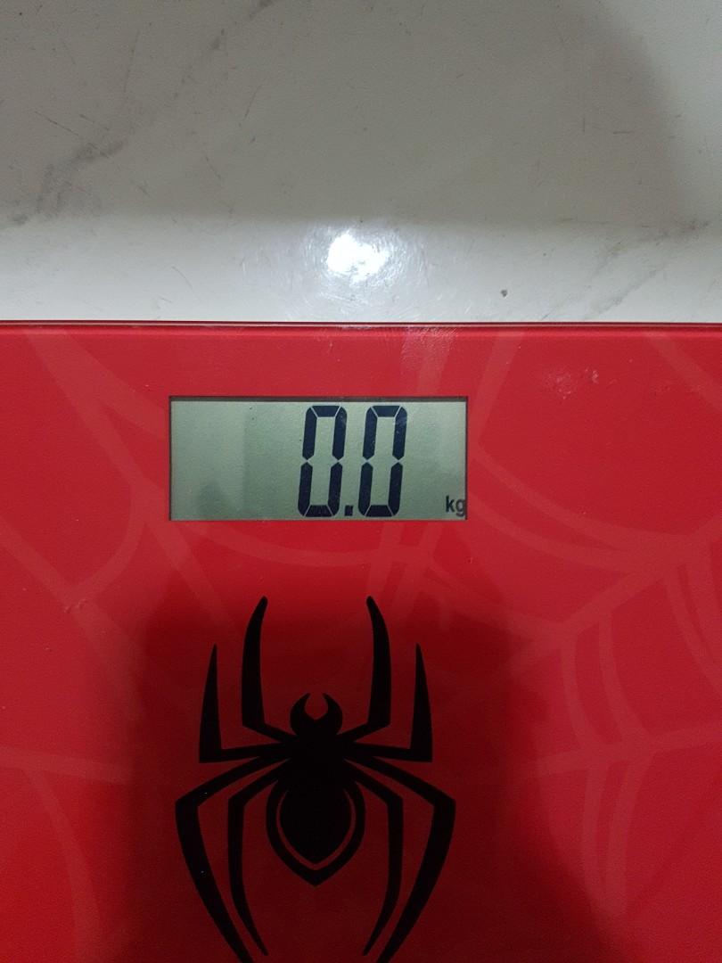 MINISO X MARVEL SPIDERMAN TRAVEL SIZE WEIGHING SCALE, Health