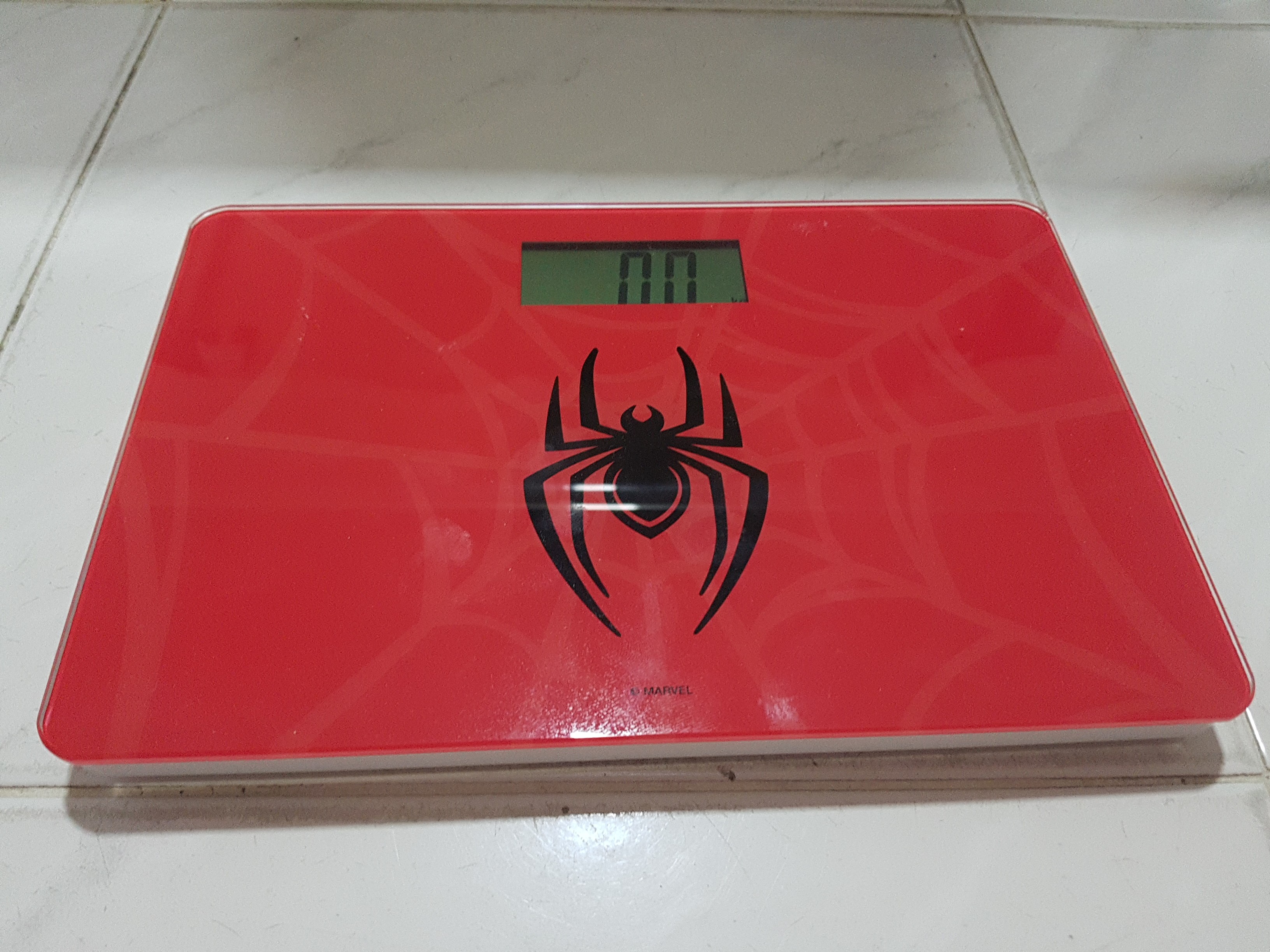 MINISO X MARVEL SPIDERMAN TRAVEL SIZE WEIGHING SCALE, Health