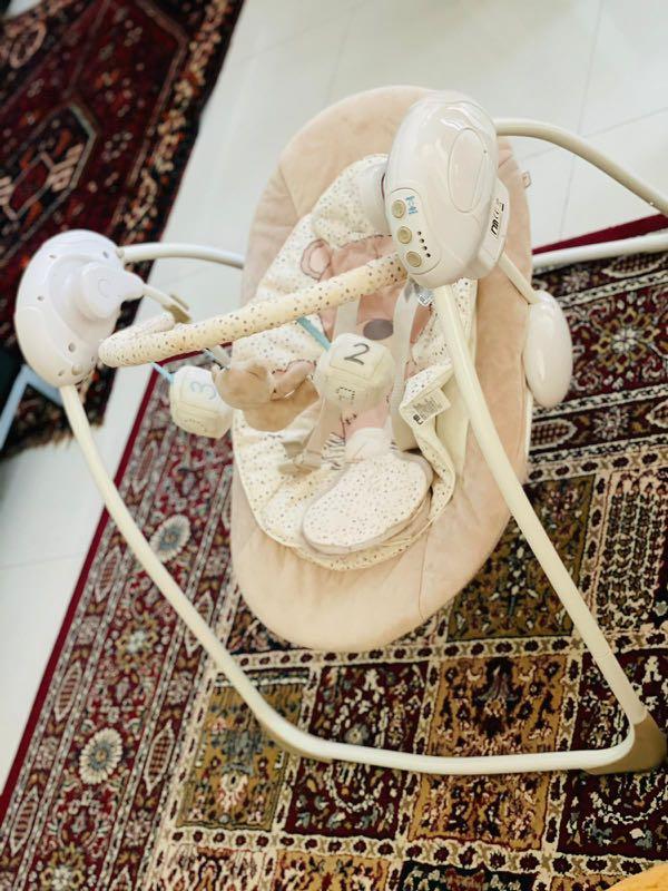Mothercare teddy top toy box swing