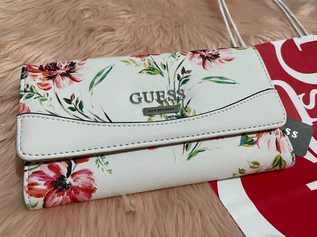Floral guess wallet clearance