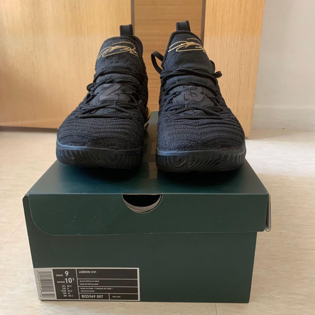 lebron 16 size 9