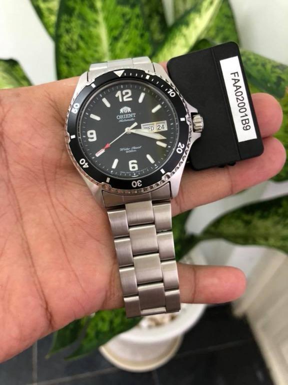 Orient FAA02001B9 Mako II Automatic Black Dial Stainless Steel