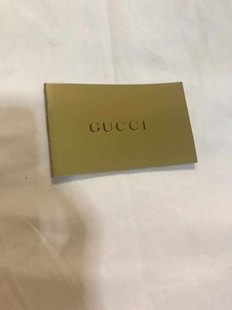 Gucci care card clearance