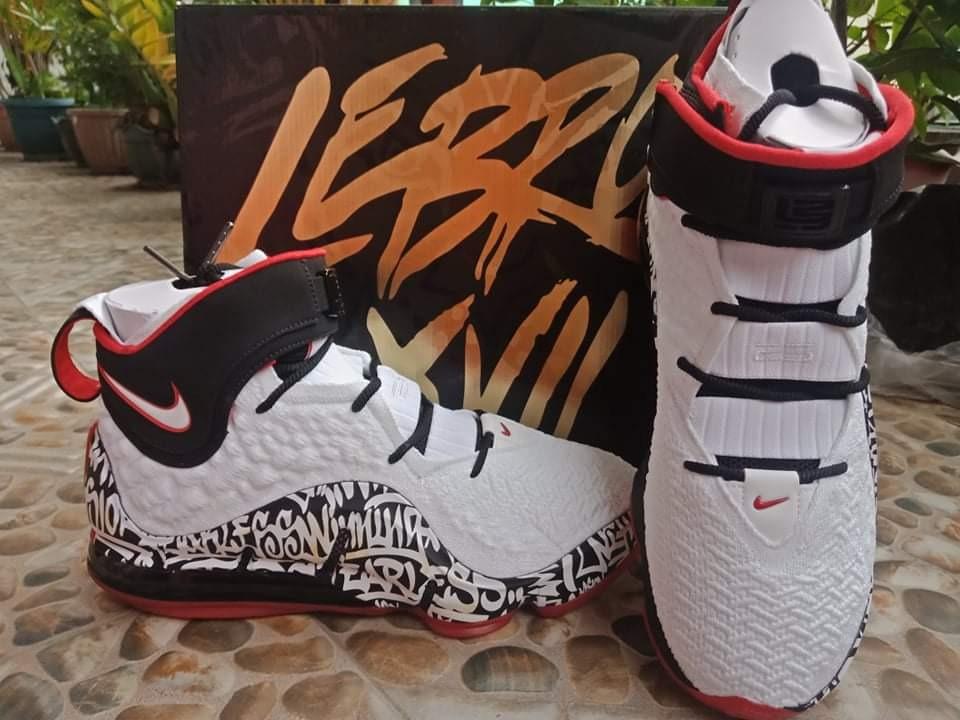lebron 17 graffiti size 12