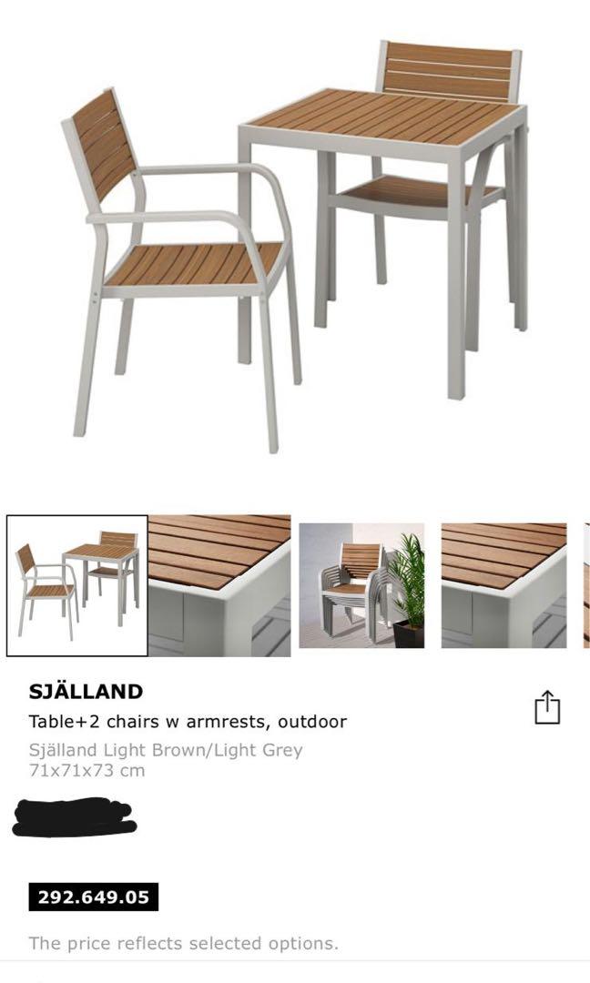 outdoor table 2 chairs furniture home living furniture tables sets on carousell