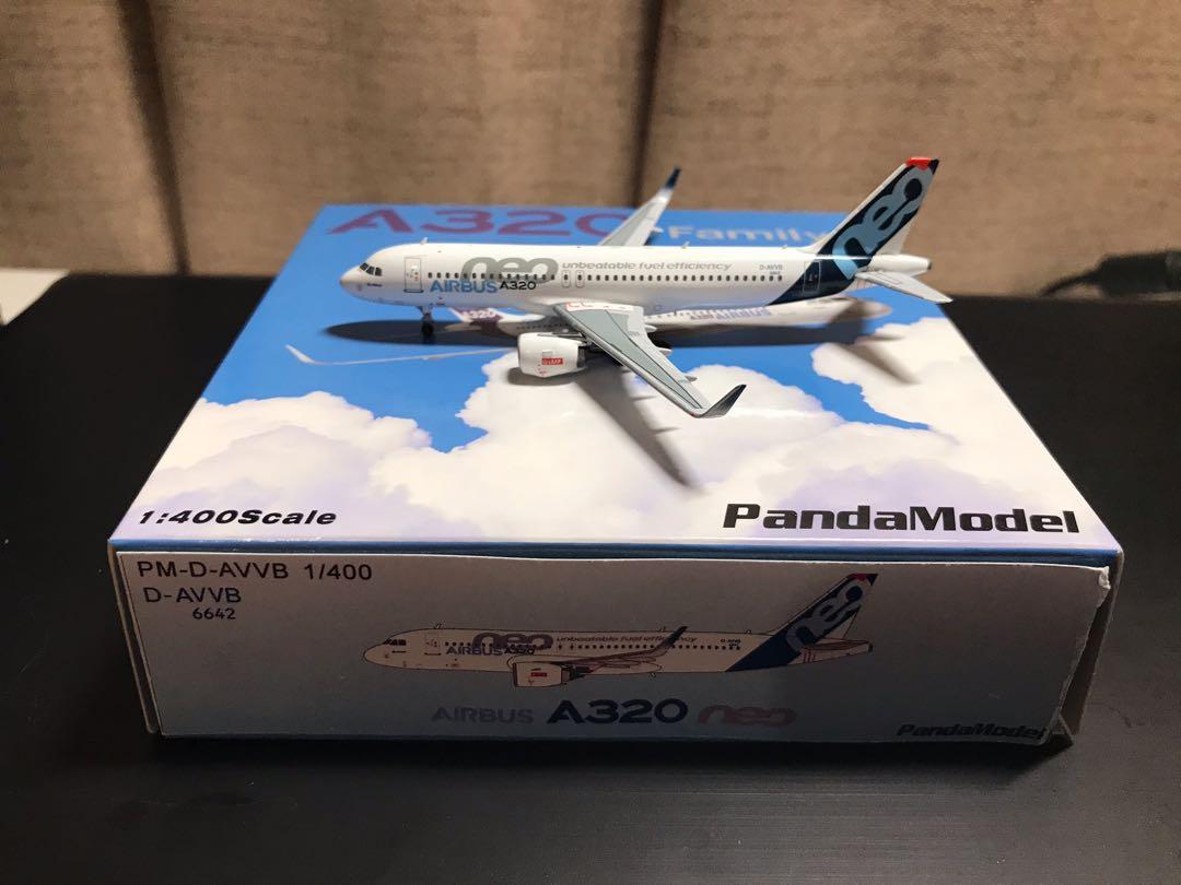 Panda Model 1:400 A320 NEO 廠花飛機模型1/400, 興趣及遊戲, 收藏品及 