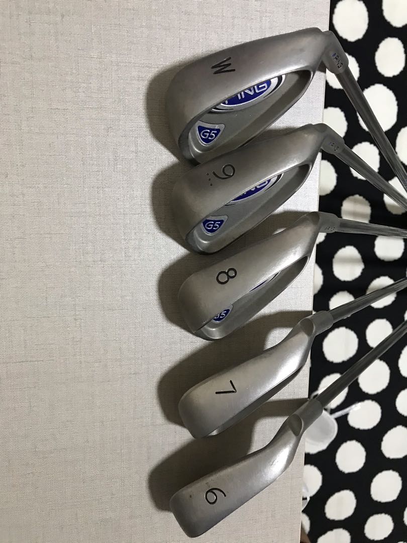 Used ping g5 irons Clearance