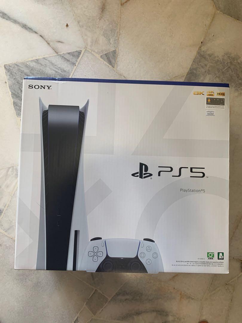 Ps5 Playstation 5 Malaysia Set Disc Version Video Gaming Video Game Consoles On Carousell