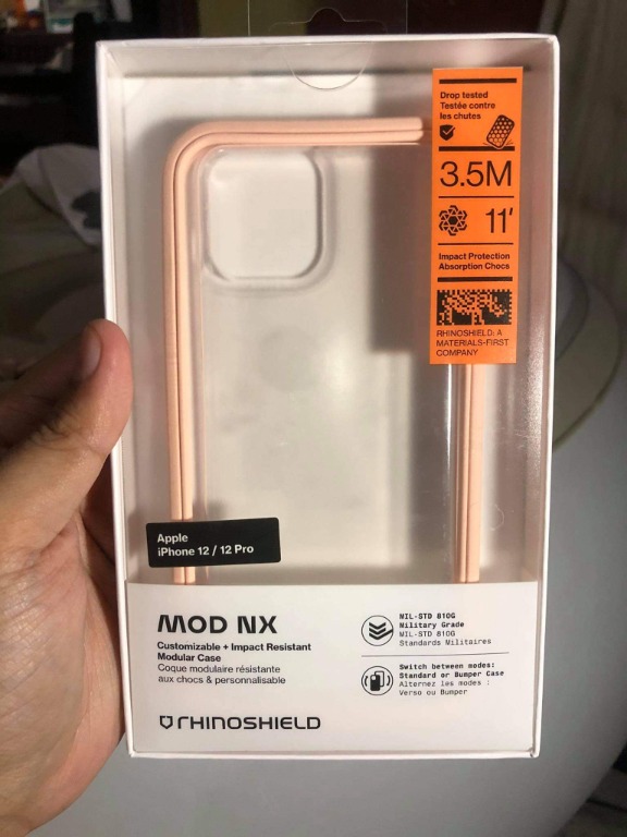 REPRICED Rhinoshield MOD NX phone case for iPhone12 PRO, Mobile Phones &  Gadgets, Mobile Phones, iPhone, iPhone 12 Series on Carousell