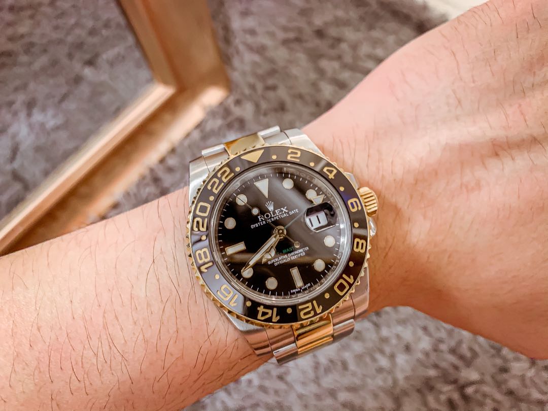 Rolex GMT Master 2 Half Gold Luxury Watches on Carousell