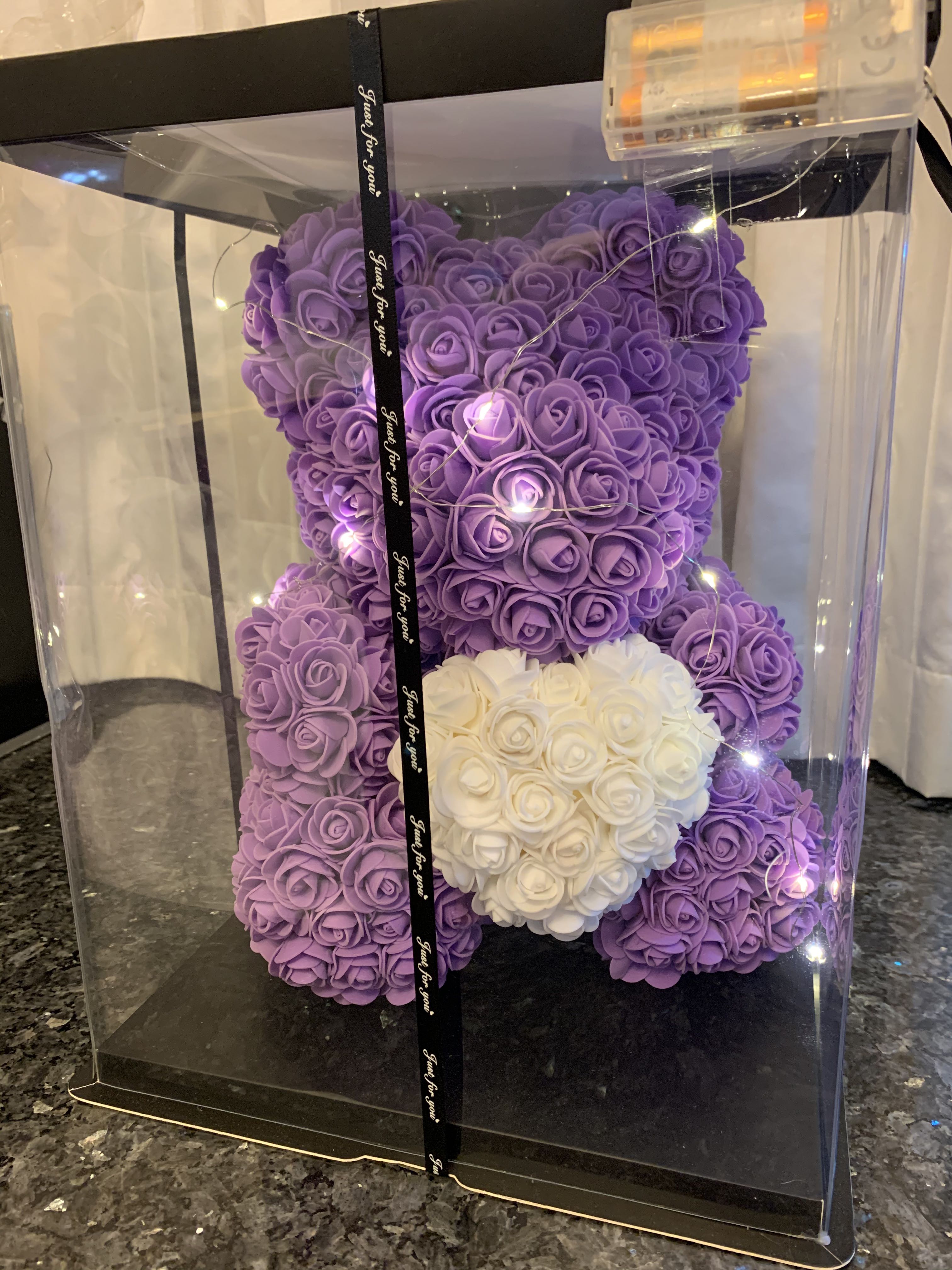 Mami Kiss Rose Bear 玫瑰熊花熊 Just For You 興趣及遊戲 手作 自家設計 文具及工藝 畫作及印刷品 Carousell