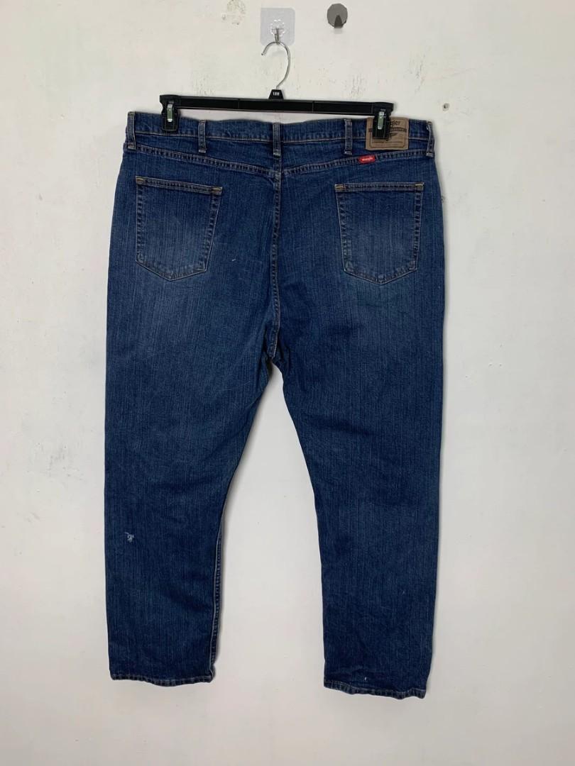 saiz 42 Wrangler denim jeans vintage seluar #2876, Men's Fashion ...