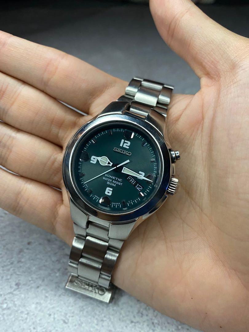 Seiko kinetic sales 5 bar