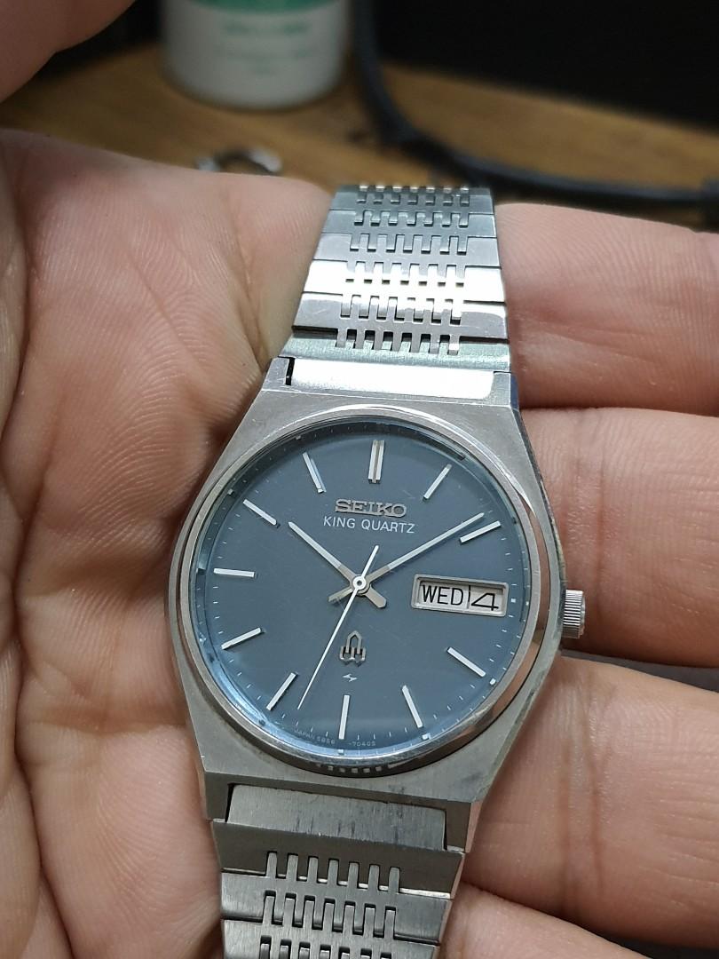 お買い得】SEIKO 腕時計 KINGQUARTZ 5856-7030-