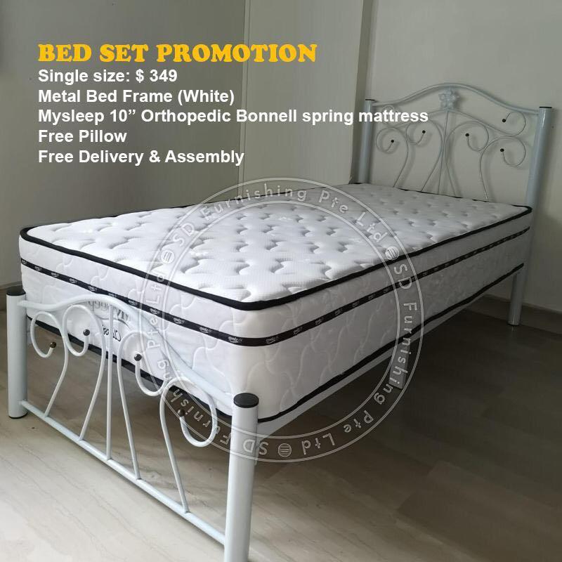 Single Metal Bed Frame Mattress Furniture Beds Mattresses On Carou - How To Set Up Metal Bed Frame Pictures Single Metal Bed Frame Mattress Furniture Beds Mattresses On Carou - How To Set Up Metal Bed Frame Pictures